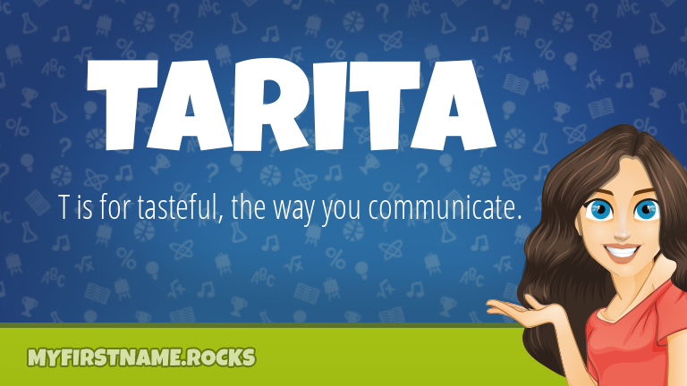 My First Name Tarita Rocks!