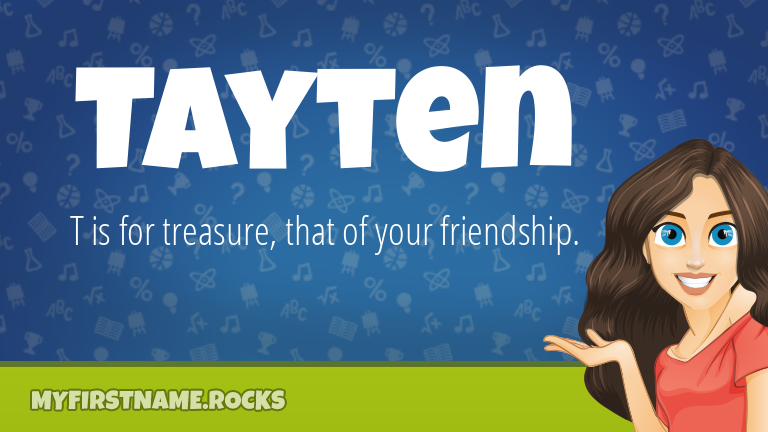 My First Name Tayten Rocks!