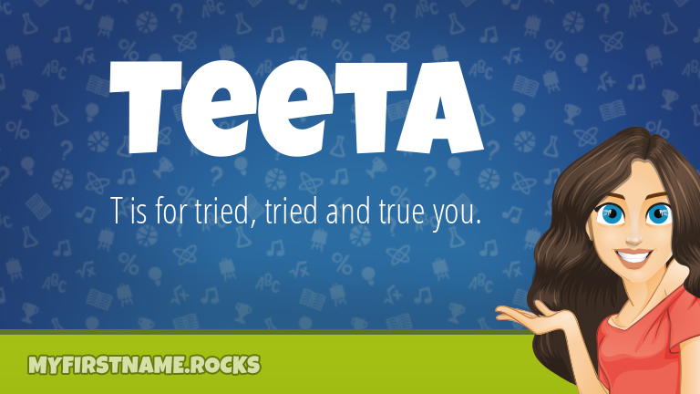 My First Name Teeta Rocks!