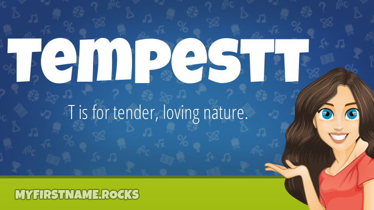 My First Name Tempestt Rocks!