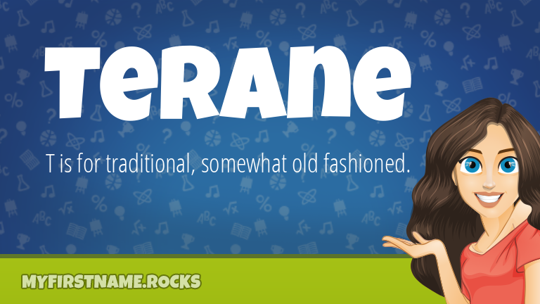 My First Name Terane Rocks!