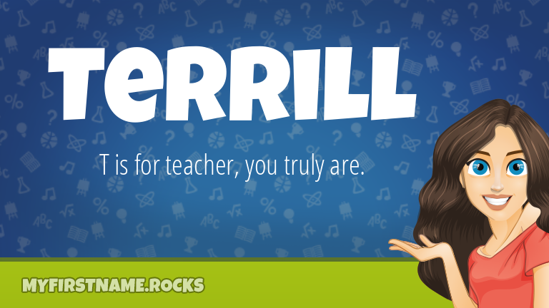 My First Name Terrill Rocks!