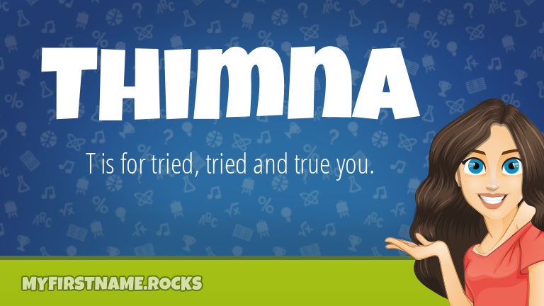 My First Name Thimna Rocks!