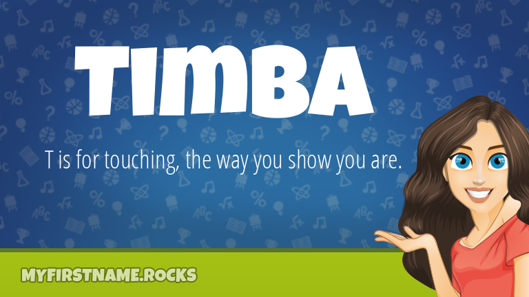 My First Name Timba Rocks!