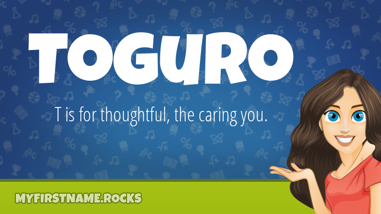 My First Name Toguro Rocks!