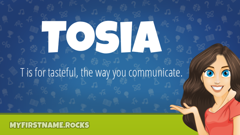 My First Name Tosia Rocks!