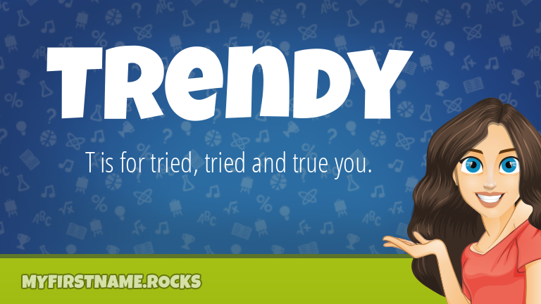 My First Name Trendy Rocks!