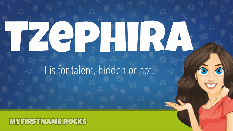 My First Name Tzephira Rocks!