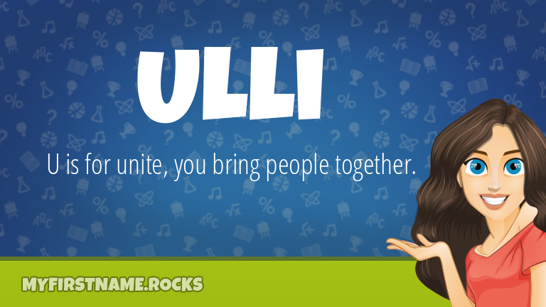 My First Name Ulli Rocks!