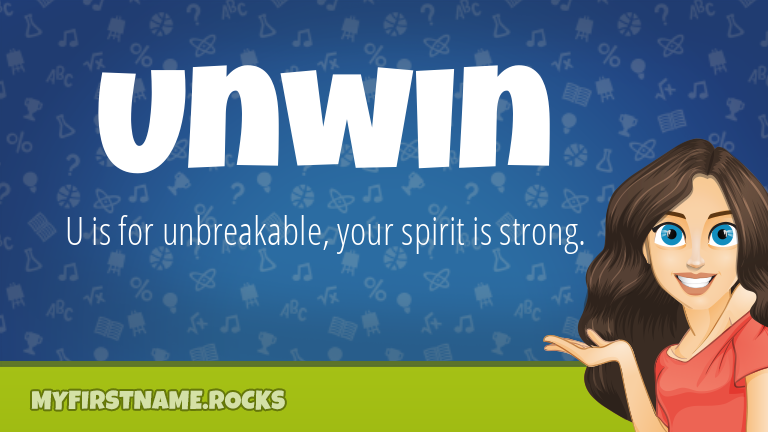 My First Name Unwin Rocks!