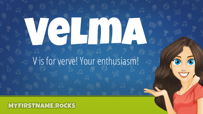 My First Name Velma Rocks!
