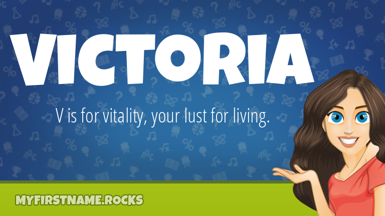 My First Name Victoria Rocks!