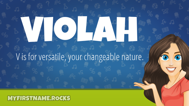 My First Name Violah Rocks!
