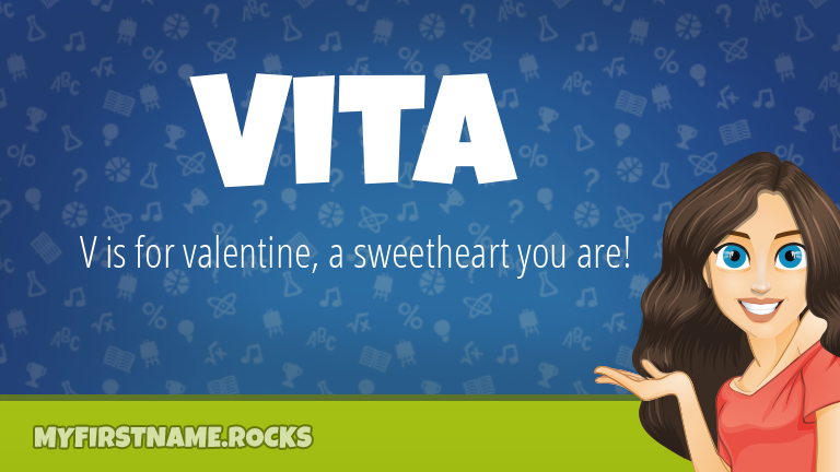 My First Name Vita Rocks!