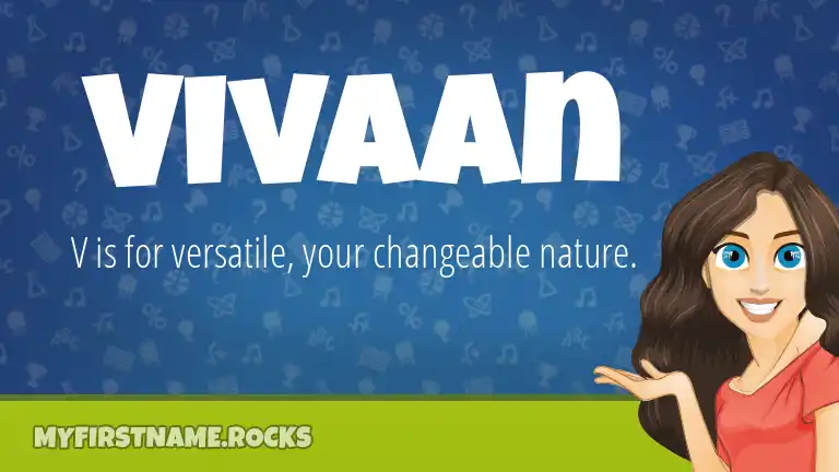 Vivaan First Name Personality Popularity