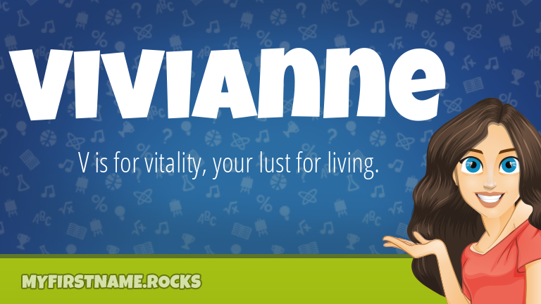My First Name Vivianne Rocks!