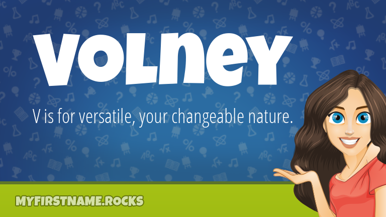 My First Name Volney Rocks!