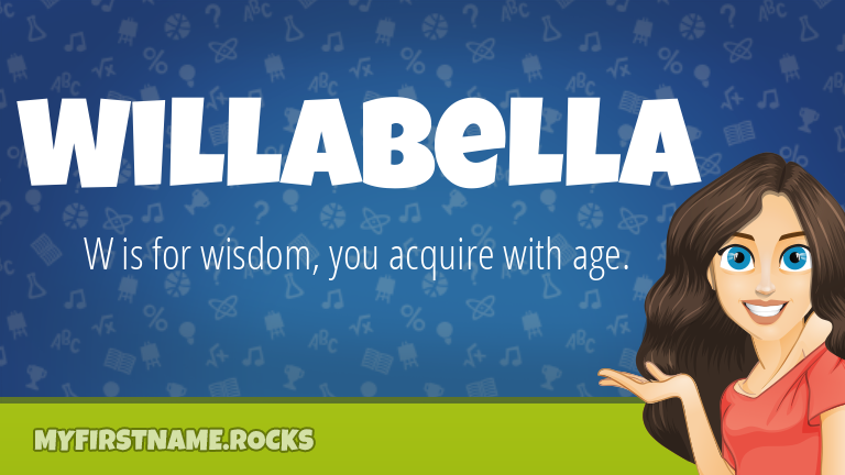 My First Name Willabella Rocks!