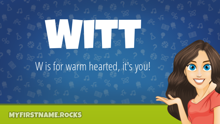 My First Name Witt Rocks!