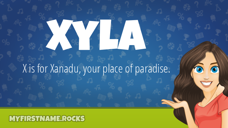 My First Name Xyla Rocks!