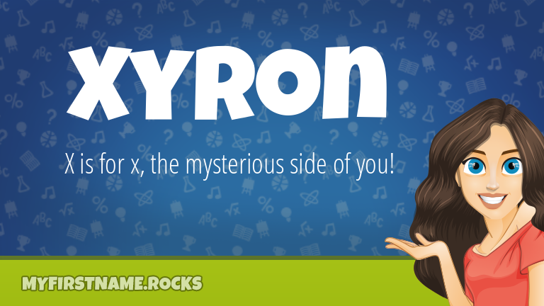 My First Name Xyron Rocks!