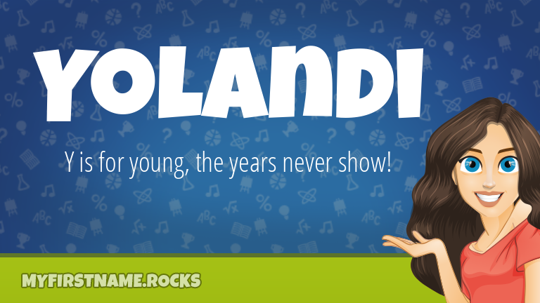 My First Name Yolandi Rocks!