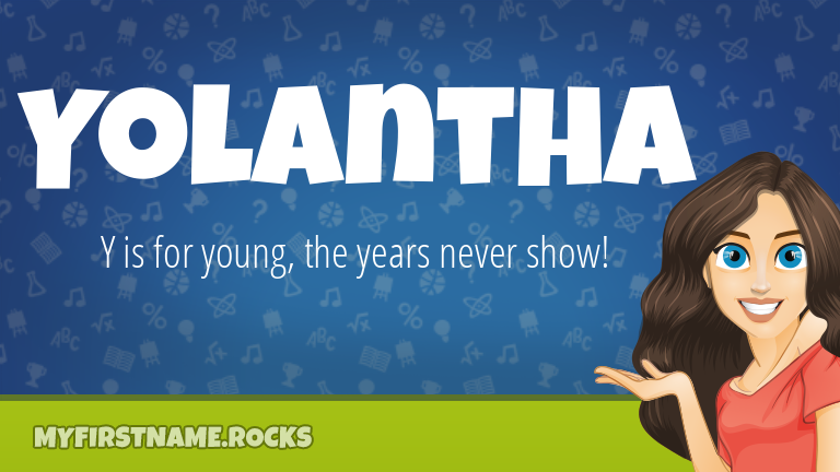 My First Name Yolantha Rocks!