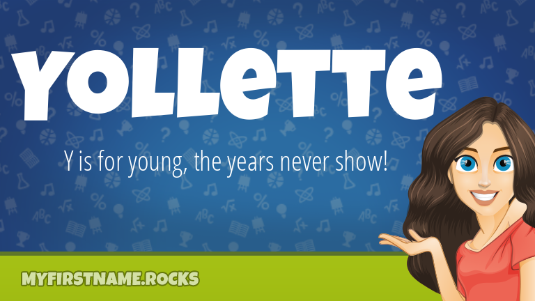 My First Name Yollette Rocks!