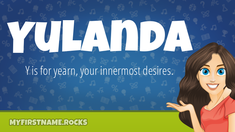 My First Name Yulanda Rocks!