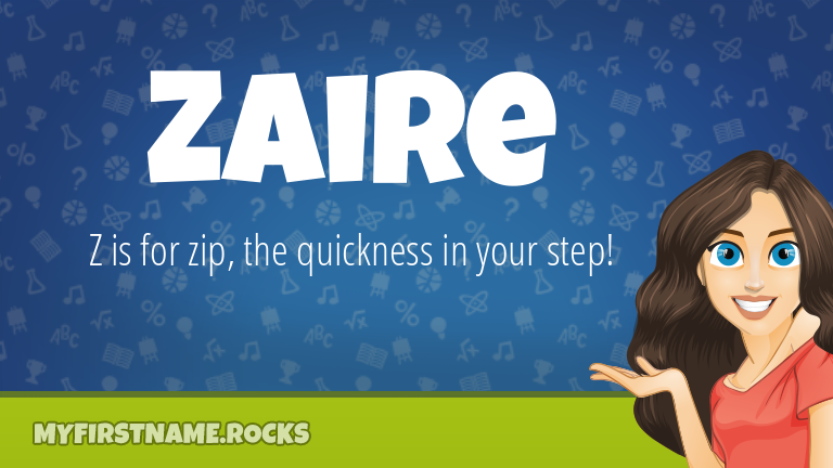 My First Name Zaire Rocks!