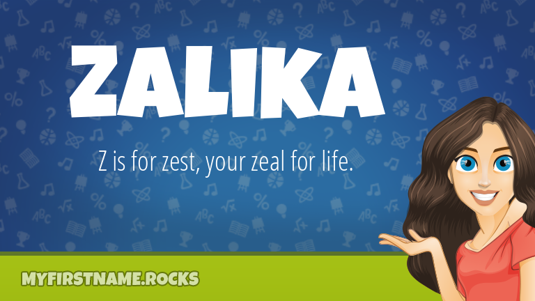 My First Name Zalika Rocks!