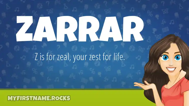 zarrar-first-name-personality-popularity