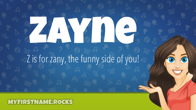 My First Name Zayne Rocks!