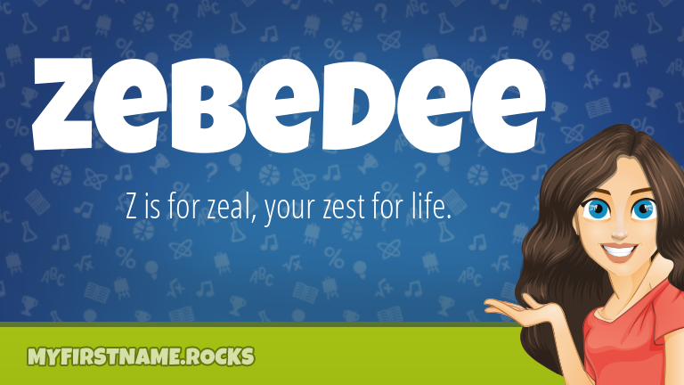 My First Name Zebedee Rocks!
