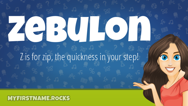 My First Name Zebulon Rocks!