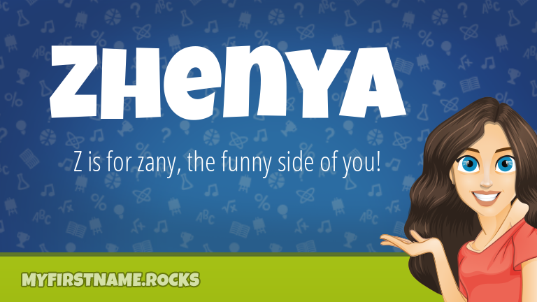 My First Name Zhenya Rocks!