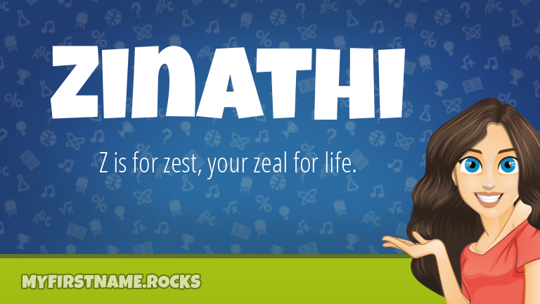 My First Name Zinathi Rocks!