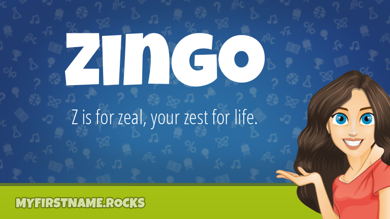 My First Name Zingo Rocks!