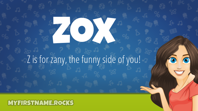 My First Name Zox Rocks!