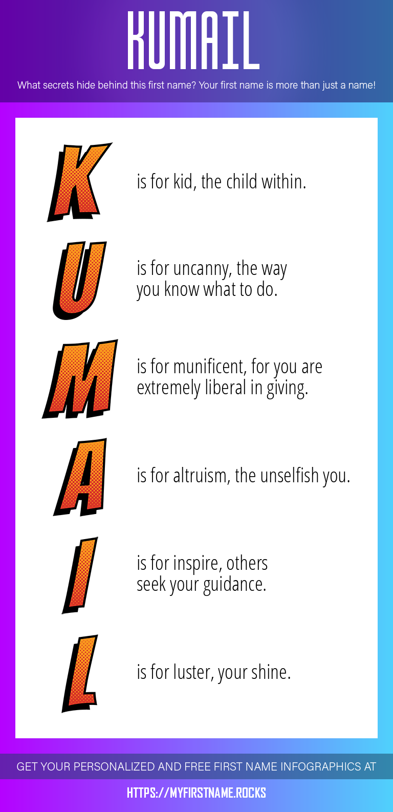Kumail Infographics