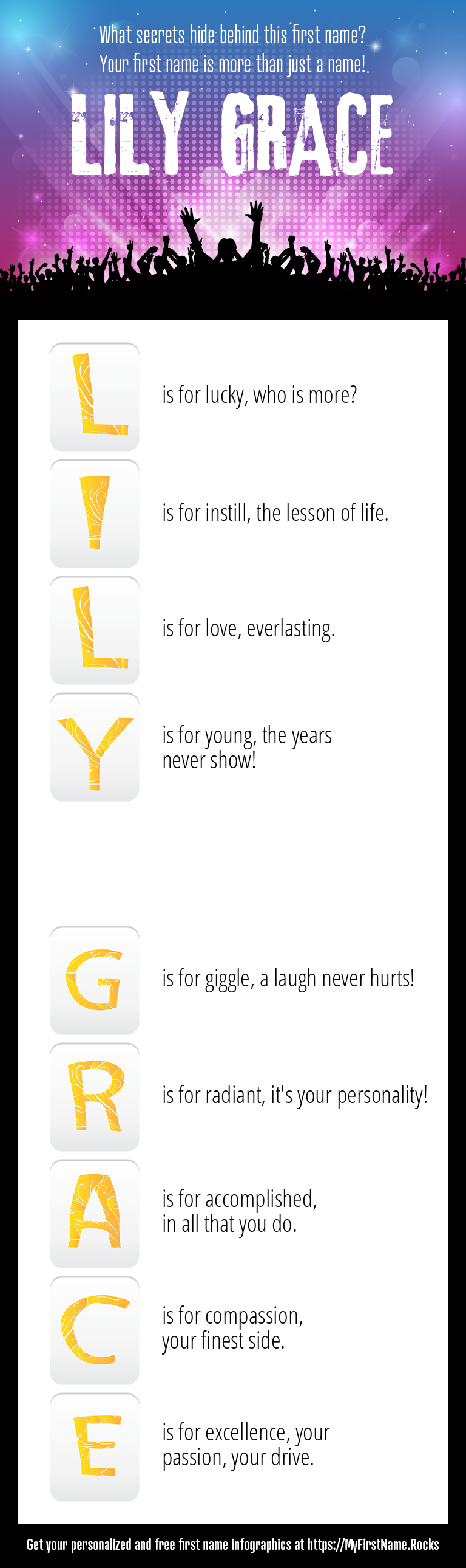 Lily Grace Infographics