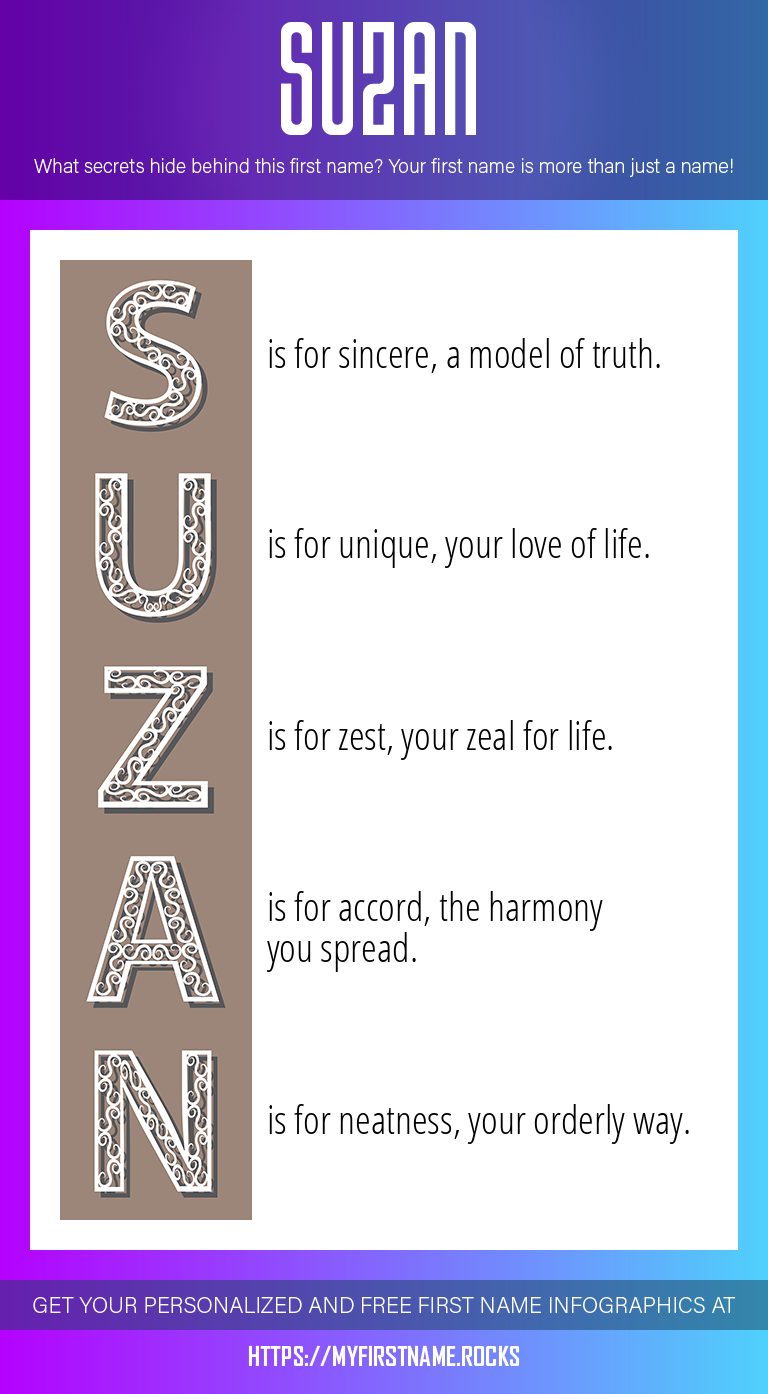 Suzan Infographics